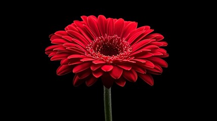 Red Gerbera Daisy Bloom