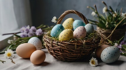 Obraz premium Easter creative decoration