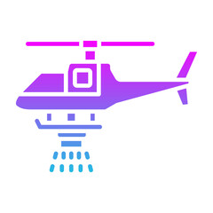 Firefighter Helicopter Icon