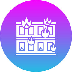 Building Fire Icon