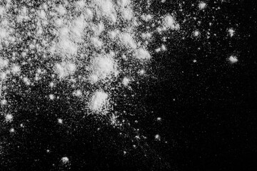 Starry sky, universe, dust, powder, stars, space, explosions, Hubble, planets, dots, circles, patterns, shapes, particles