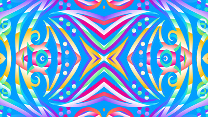 gradient flower and leaf art pattern of indonesian culture traditional tenun batik ethnic dayak ornament for wallpaper ads background