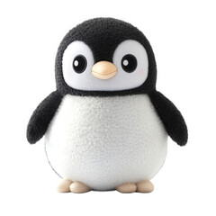 Fototapeta premium A plush penguin toy