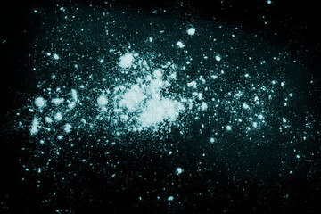 Starry sky, universe, dust, powder, stars, space, explosions, Hubble, planets, dots, circles, patterns, shapes, particles