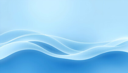 Fototapeta premium Abstract blue background, flowing wavy lines, glowing particles, digital energy, futuristic design, smooth curves, dynamic composition, gradient blue tones, minimalist tech aesthetic, vector-style gra