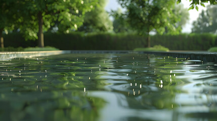 Fototapeta premium Reflecting Pool Realistic