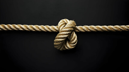 rope on a white background