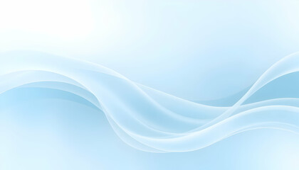 Abstract blue waves, fluid dynamic shapes, smooth gradient background, aquatic theme, digital art, minimalist design, flowing lines, underwater atmosphere, soft lighting, ethereal texture, computer ge