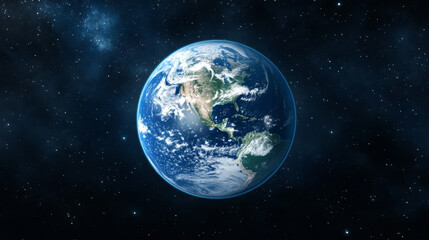 Green planet with trees and atmosphere for environment concept. Jpeg version also available in gallery