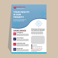 Modern Healthcare Flyer Design for Medical Services
