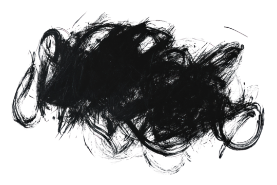 dark scribbles Transparent png
