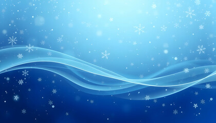 Winter, snowflakes, icy blue background, swirling white lines, frosty patterns, magical sparkles, ethereal waves, crystalline structure, frozen landscape, shimmering light effects, abstract winter sce