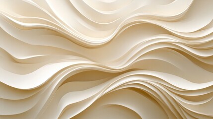 Obraz premium Creamy wave abstract background texture design