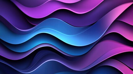 Obraz premium Abstract purple blue wave background design
