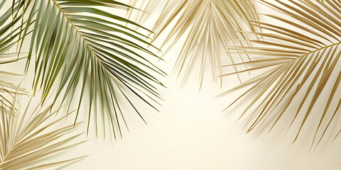 palm leaves background