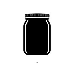 Mason Jar Silhouette: A simple yet versatile silhouette of a classic mason jar, perfect for adding a rustic or homemade touch to your designs.  