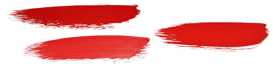 red colored brush stroke Transparent png