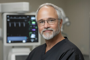  a surgeon performing a complex operation in an operating room