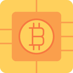 Bitcoin Chip Icon