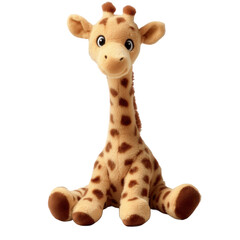 Obraz premium A plush giraffe toy