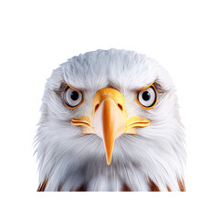 Obraz premium Majestic Bald Eagle Close-Up Intense Gaze and Powerful Presence
