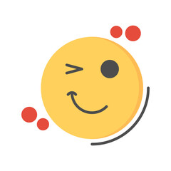 Fototapeta premium Wink Icon