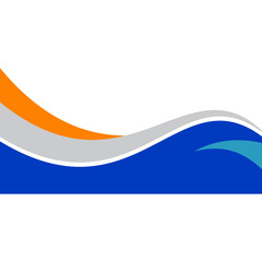 Business Wave Border