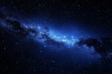 Obraz premium Milky Way galaxy night sky cosmic dust background