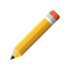 A vector illustration of School crayons pencil on white background