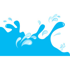 Water Drop Corner Border