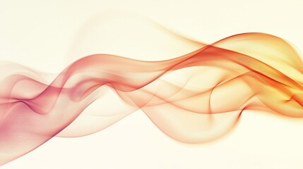 Obraz premium Abstract Colorful Waves Flowing Smoothly in Soft Light Background