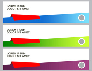 Obraz premium footer vector template design