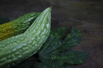 bitter melon has a bitter taste