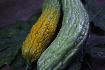 bitter melon has a bitter taste