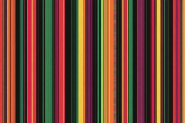 Abstract vibrant striped pattern showcasing a spectrum of colors ideal for backgrounds or designs