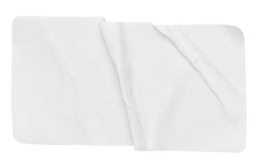 white paper wrinkled poster template ,blank glued creased paper sheet mockup.white poster mockup on wall. empty paper mockup.