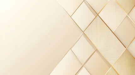 Elegant gold beige square pattern background design