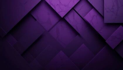 Obraz premium Abstract Purple Geometric Background with Cracked Texture and Overlapping Squares