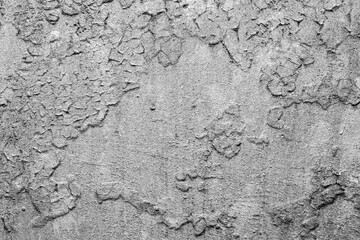 Gray texture of an old painted surface. Dark gray old paint.