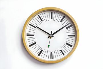 clock isolated on white background