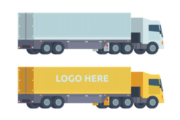Truck Vector Illustration. Editable Element for Easy Customization
