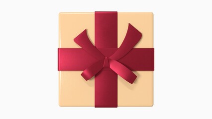 Christmas Gifts Various colours isolated On white