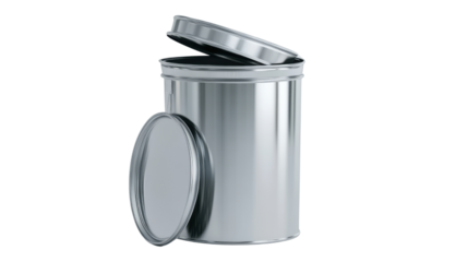 trash can isolated on white background 