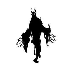 Halloween Ghost Silhouette