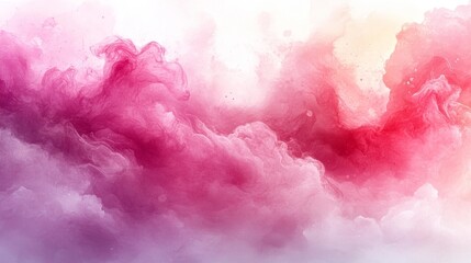 Fototapeta premium Pink Abstract Smoke. Generative AI