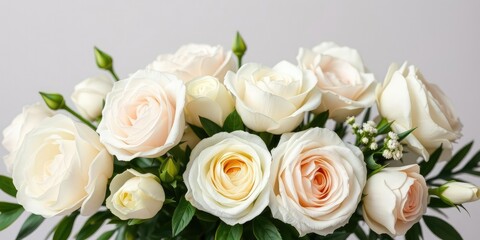 Stunning White Rose and Peony Floral Arrangement, decorative centerpieces, elegant floral decor, large heart shape