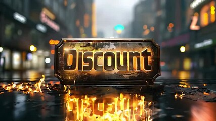 Discount offer: an attractive text highlighting savings and promotional deals, showcasing price reductions to enhance customer appeal and encourage purchases during seasonal sales