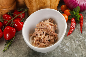 Canned tuna fish for salad