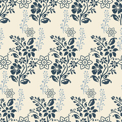 Romantic Floral Background with Pastel Blooms