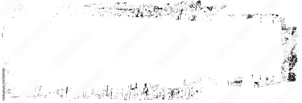 Leinwandbilder Vector border frames with rough edges . Irregular frame template collection . distress texture . Grunge frame borders isolated on the background . Rough edges effect .
